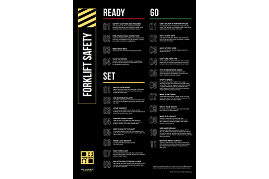 Forklift safety poster thumbnail