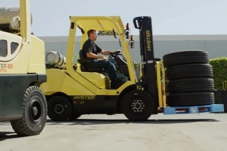 Forklift Driving Keeping Low Safety Poster - National Safety